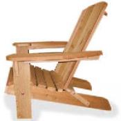Click to enlarge image  - Folding Adirondack Chair - Fully assembled and High-Detailed! $