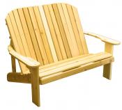 Click to enlarge image  - Adirondack Loveseat - Designed for love birds with room for two to curl up in! $ 415